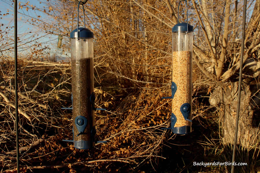 tube feeders for wild bird feeding